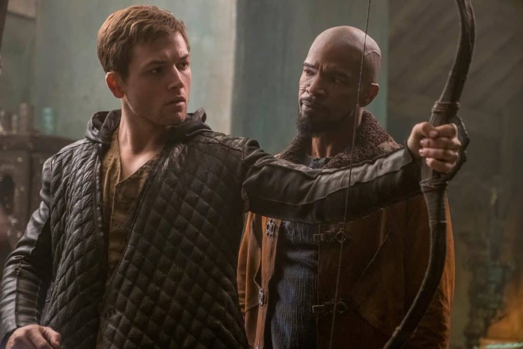 taron egerton jamie foxx robin hood 