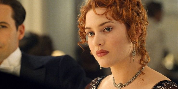 kate winslet as rose in titanic