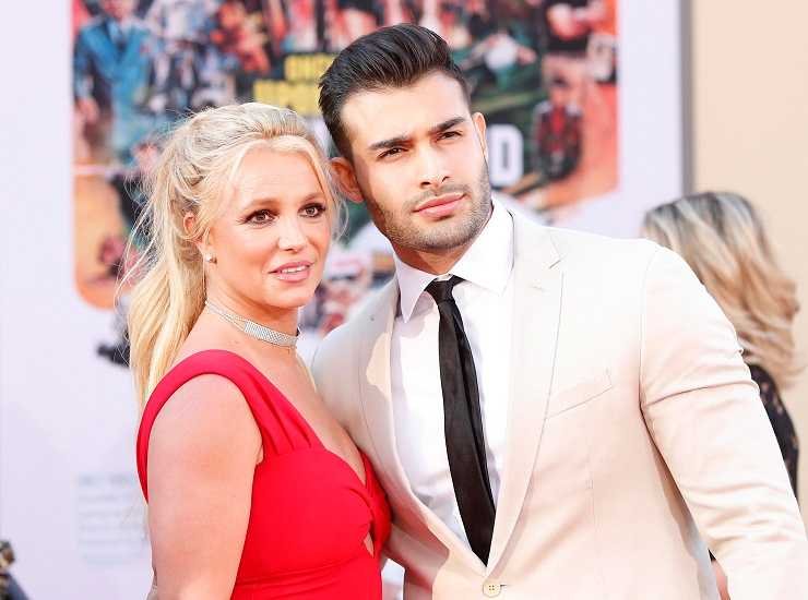 Britney Spears e il marito Sam Asghari - Fonte Ansa Foto