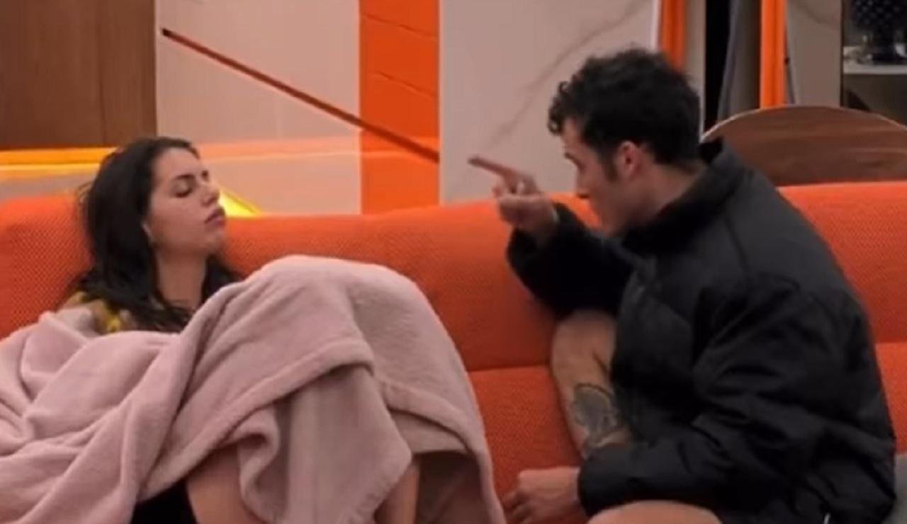 Antonella Fiordelisi e Edoardo Donnamaria litigata al GF VIP - Fonte IG Donnalsi Fanpage