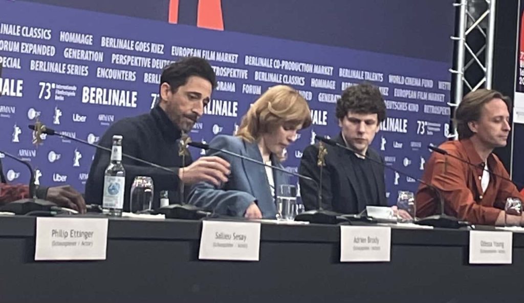 Adrien Brody e Jesse Eisenberg Berlinale 2023