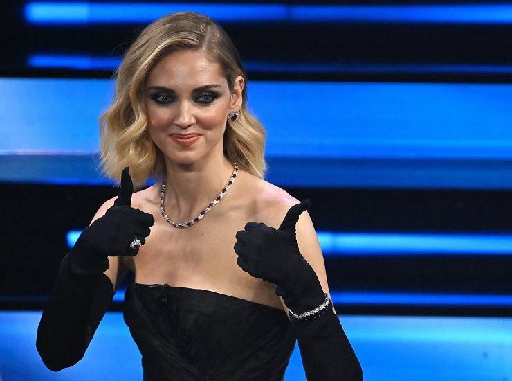 Chiara Ferragni al Festival di Sanremo 2023