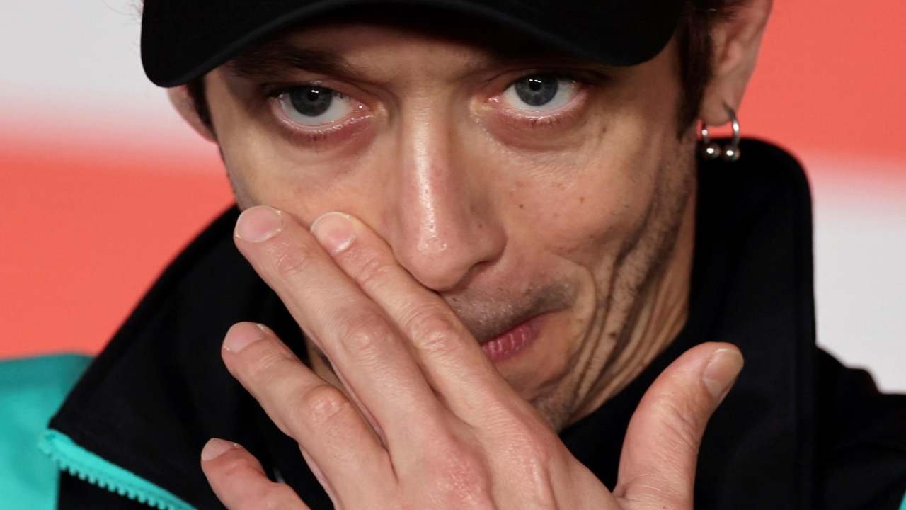 Valentino Rossi commosso 