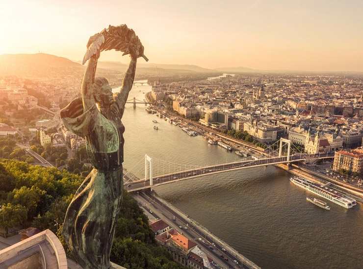 Vista del Danubio a Budapest 