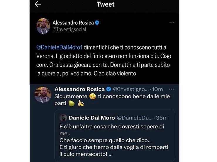 Alessandro Rosica contro Daniele Dal Moro