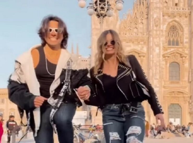 Luca Onestini e Ivana Mravoza a Milano