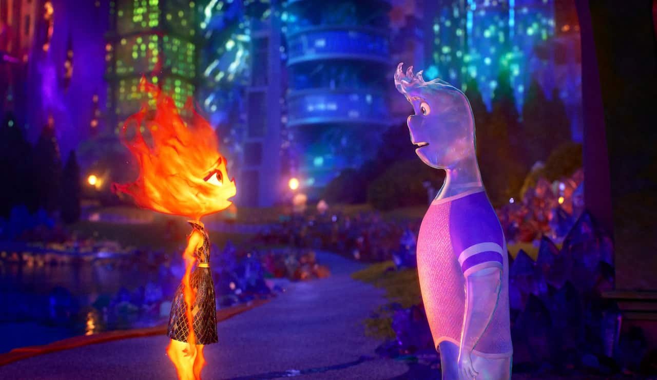 I due protagonisti di Elemental (fonte: IMDB)
