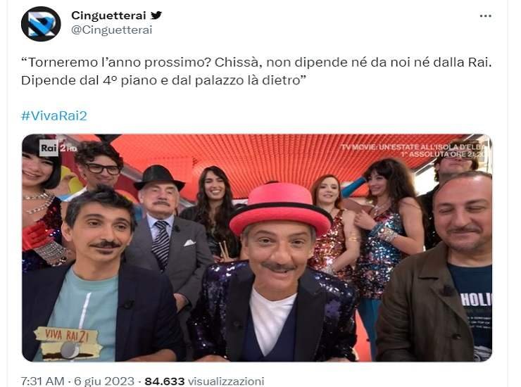 Fiorello a Viva Rai Due