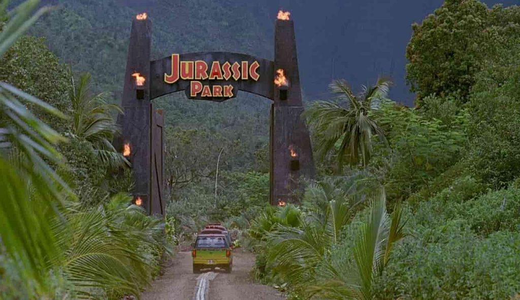 Una scena di Jurassic Park (fonte: IMDB)