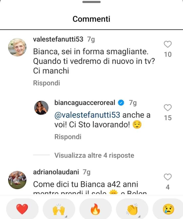 La Guaccero fa una rivelazione ai suoi followers