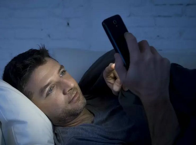 Lo smartphone e i problemi per dormire