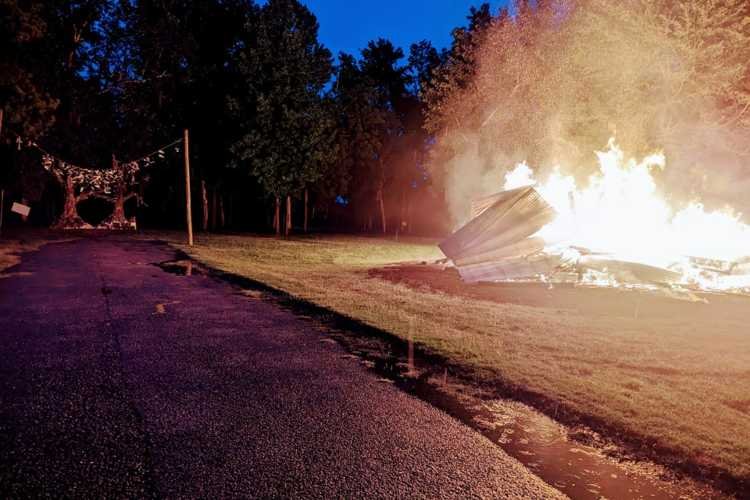 La casa di Big Fish è stata distrutta in un incendio