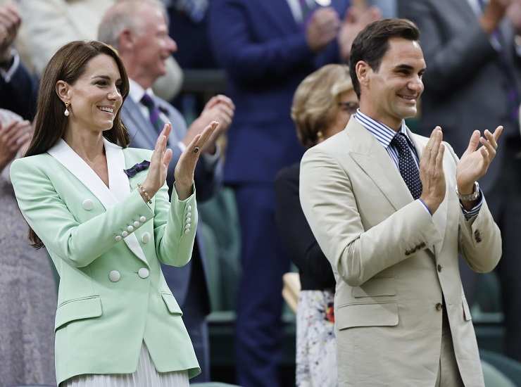 Kate Middleton e Roger Federer