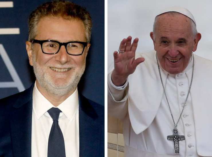 Fabio Fazio e Papa Francesco - Newscinema.it