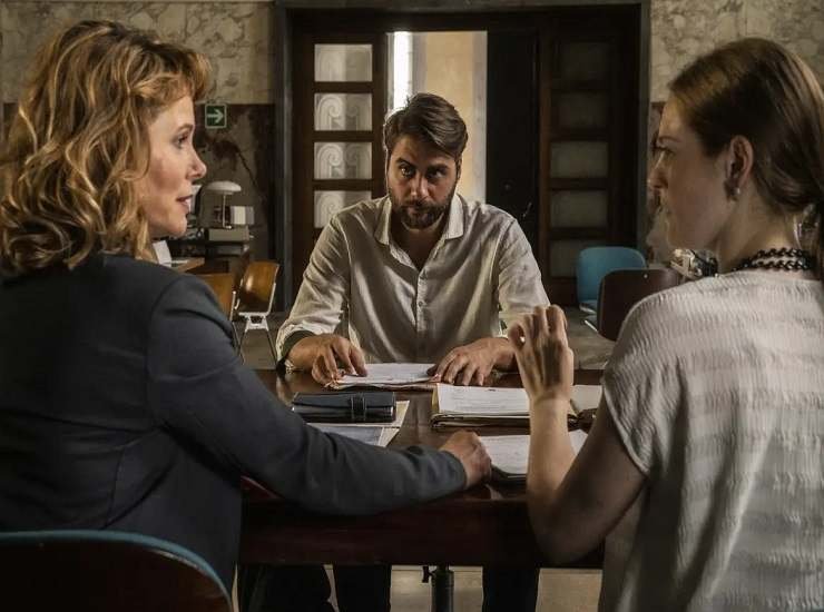 Barbara Bobulova e Pierluigi Gigante nel film Nata per te
