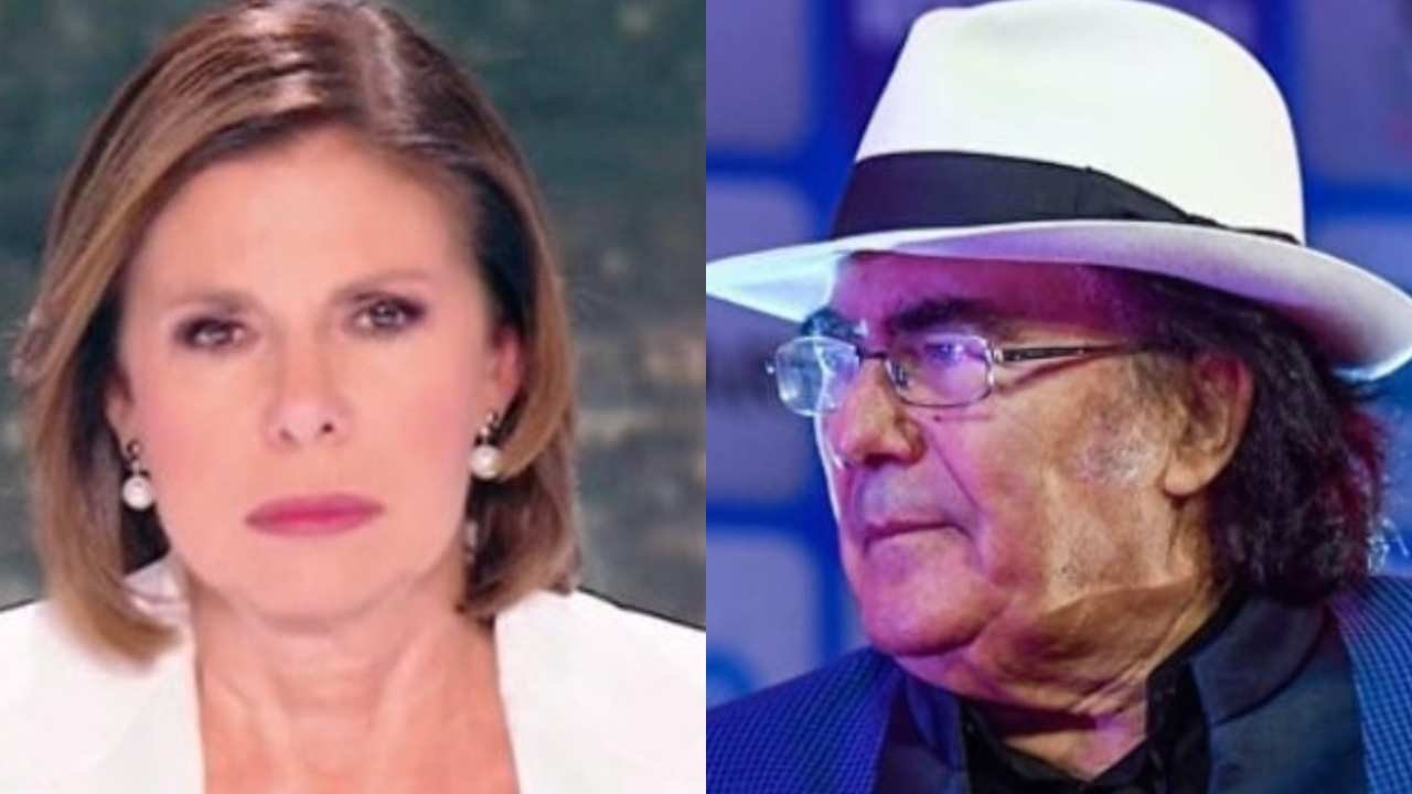 Bianca Berlinguer sconvolta da Al Bano Carrisi