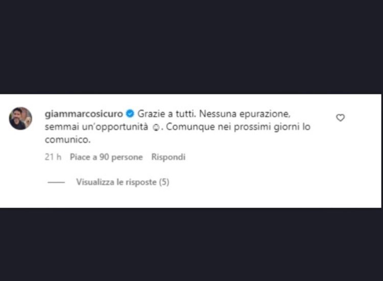 Giammarco Sicuro va via da Rai 2