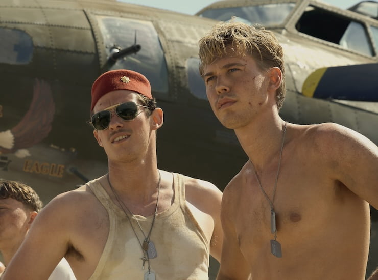 Callum Turner and Austin Butler in Masters of the Air