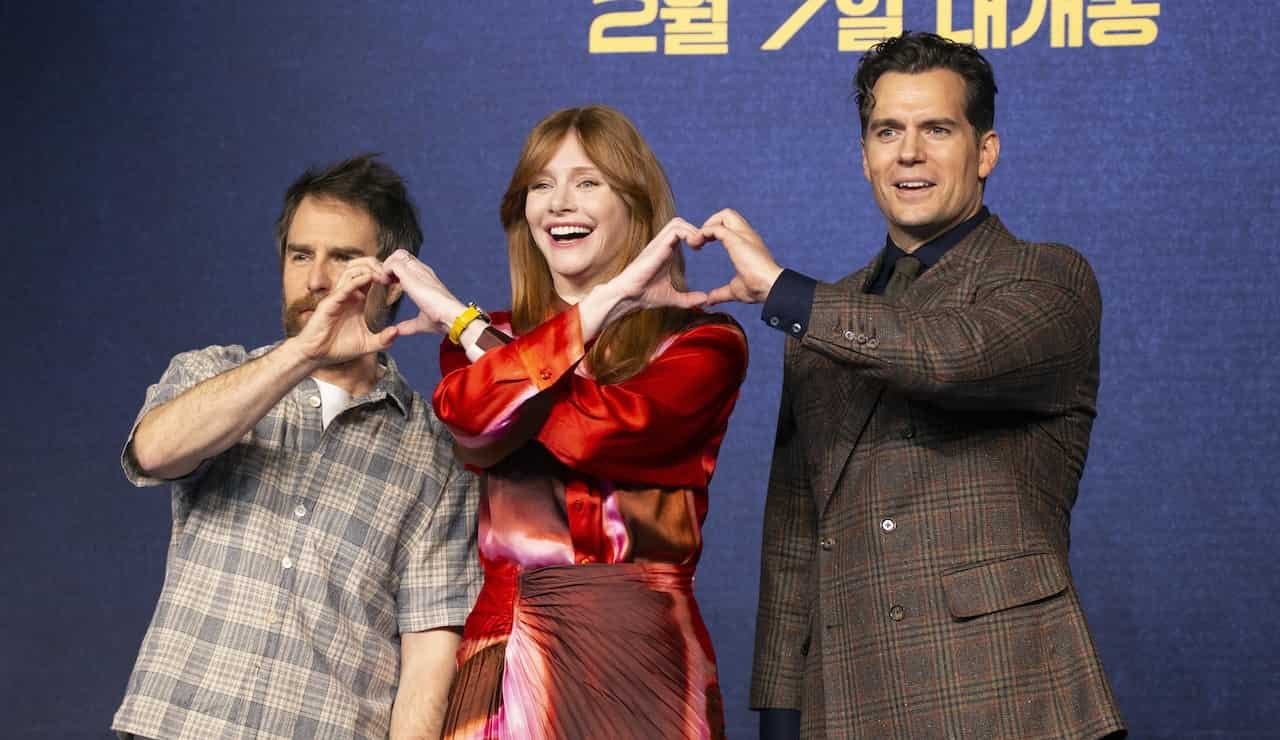 Sam Rockwell, Bryce Dallas Howard e Henry Caville, Argylle