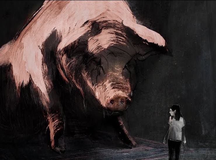 Una scena dal corto Letter to a pig