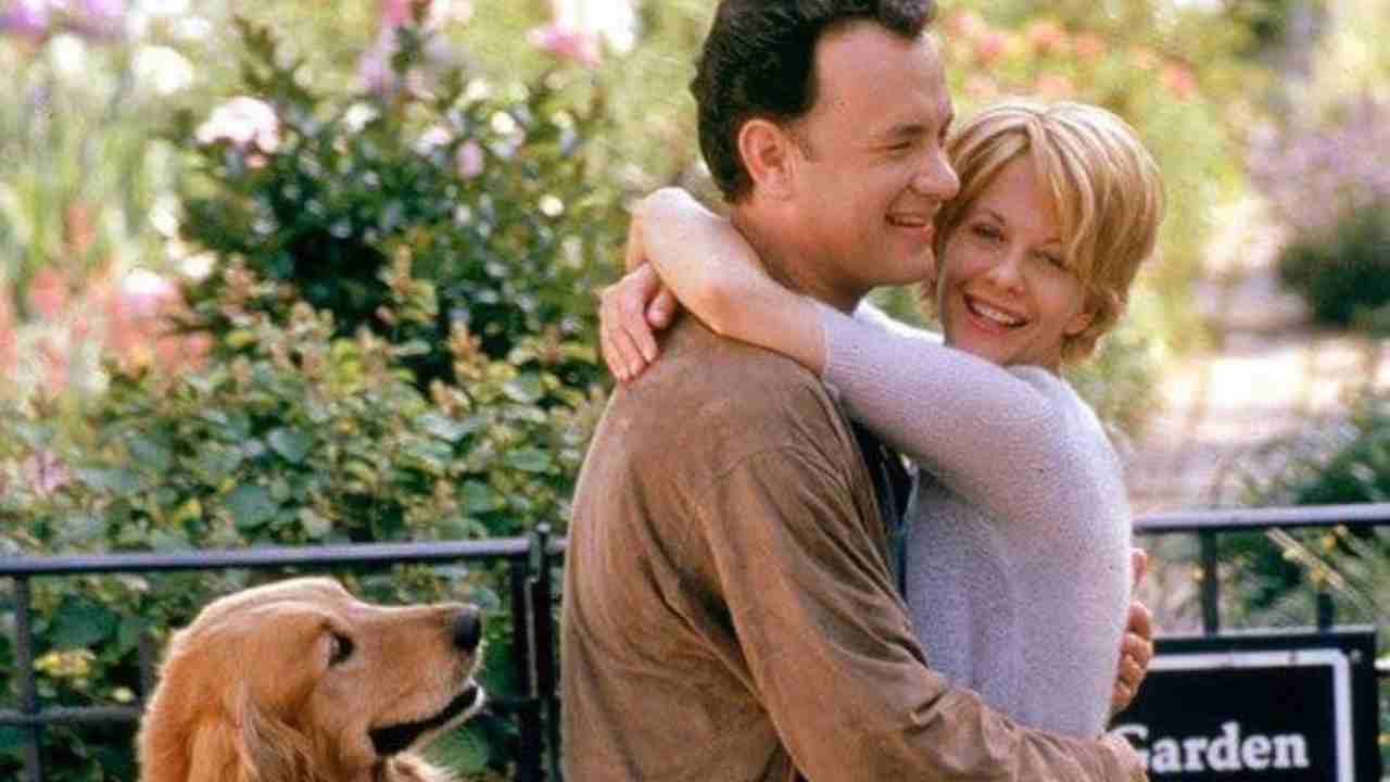 Tom Hanks e Meg Ryan innamorati sul set