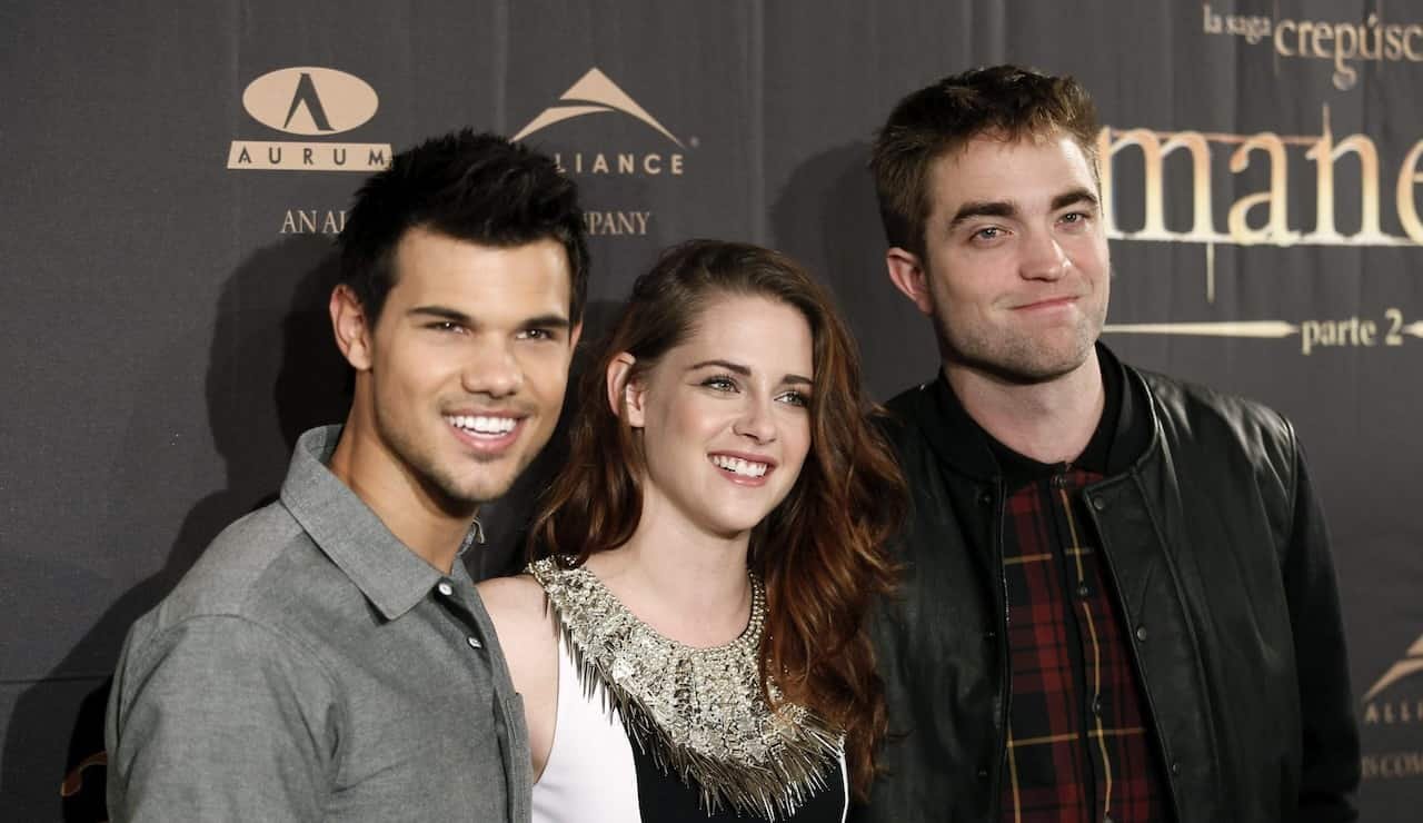 Taylor Lautner, Kristen Stewart e Robert Pattinson