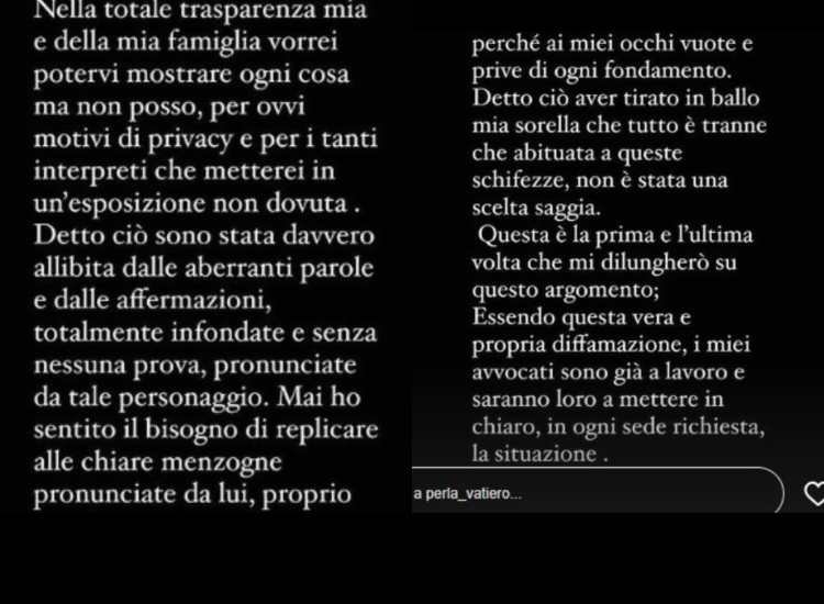 Storia social Perla Vatiero