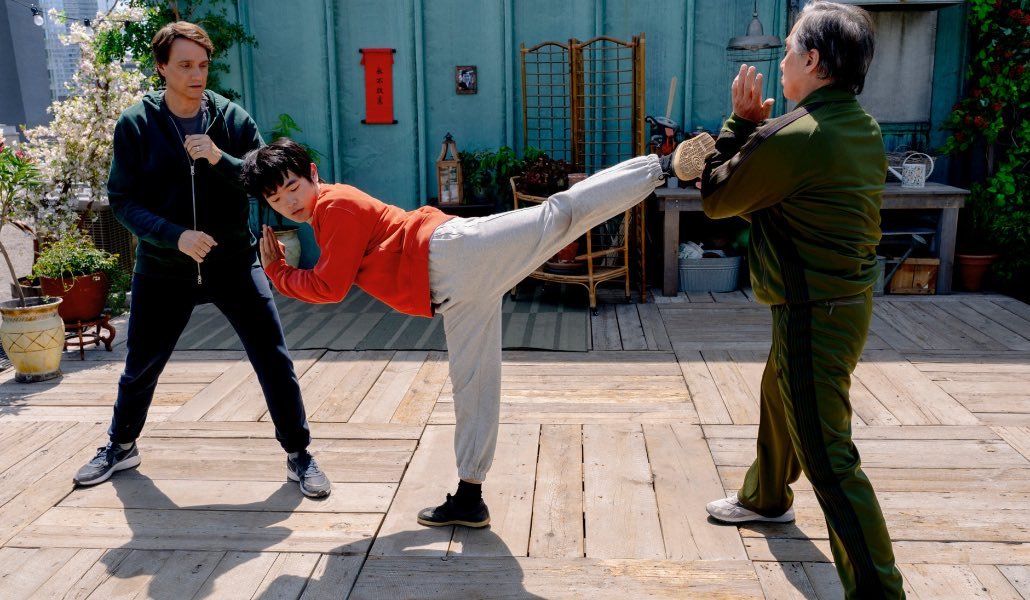 Una scena del film Karate Kid: Legends