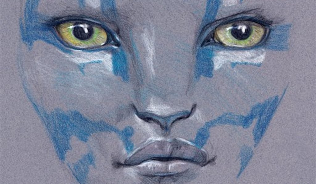 Uno degli artwork esposti nella mostra The Art of James Cameron (fonte: Museo del Cinema di Torino) - NewsCinema.it