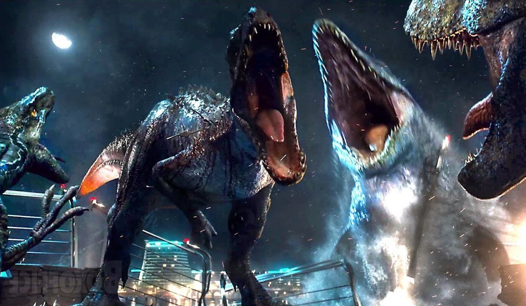 Jurassic World e lo scontro tra i tre dinosauri