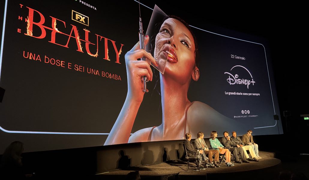 Il cast di The Beauty alla conferenza stampa