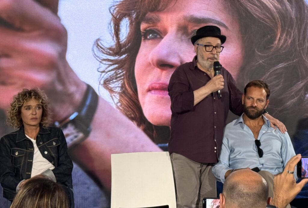 Valeria Golino, Gianni Amelio e Alessandro Borghi