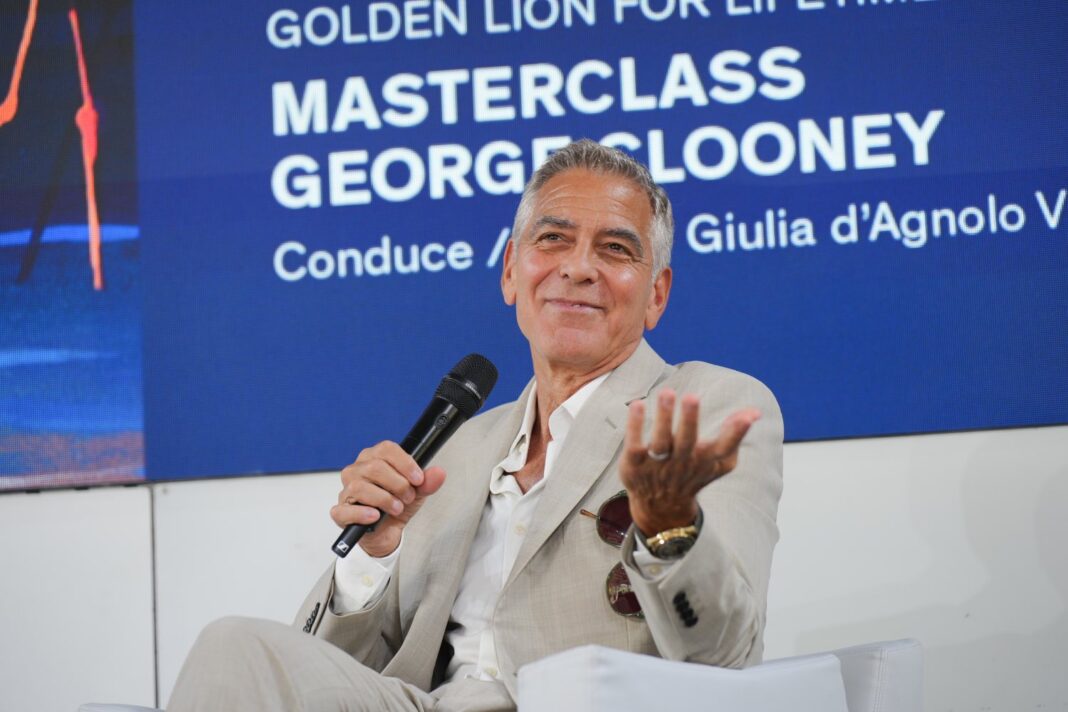 George Clooney alla sua Masterclass