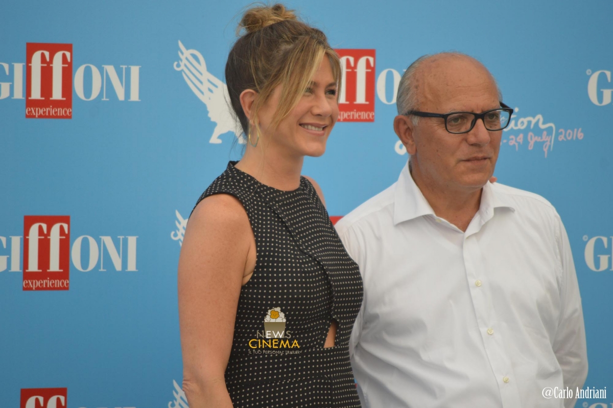 Jennifer Aniston e Claudio Gubitosi photocall 